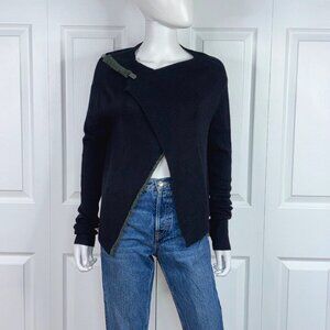 SARAH PACINI women's wool alpaca cardigan medium